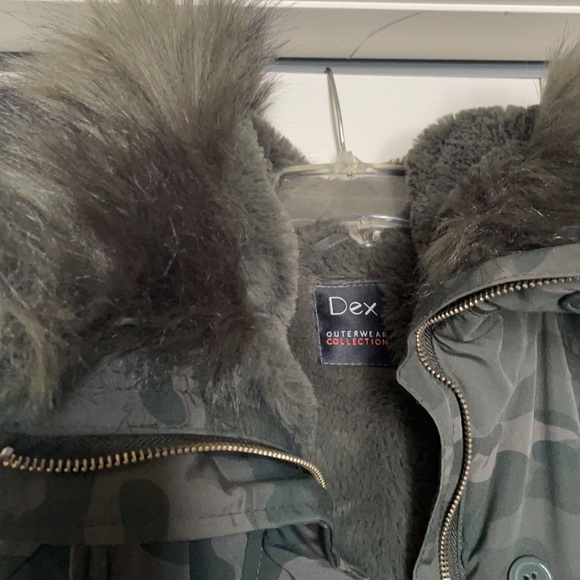 DEX women’s winter jacket in camouflage print. - Picture 3 of 4